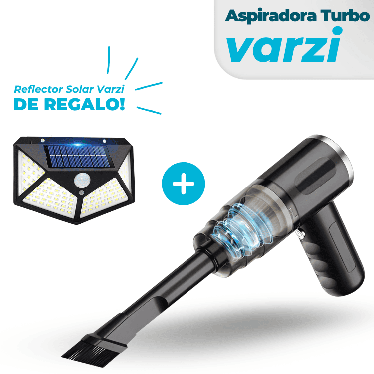 ASPIRADORA TURBO VARZI + REFLECTOR SOLAR DE REGALO